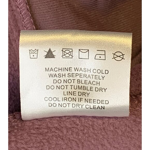 Outdoor Ventures Women Fleece-Lined Vest Medium Pocket Collar Zipper Purple New - Picture 11 of 11